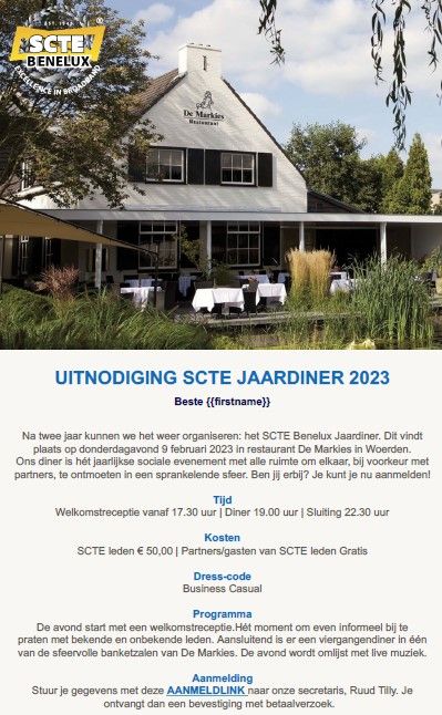 SCTE Benelux at IBC